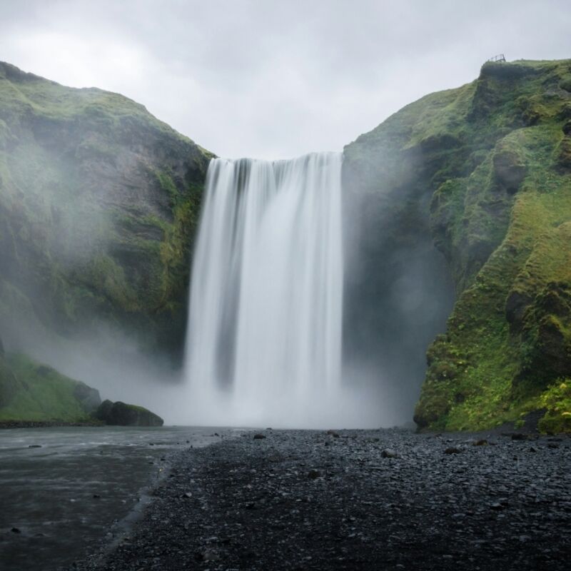 Ijsland - Skógafoss
