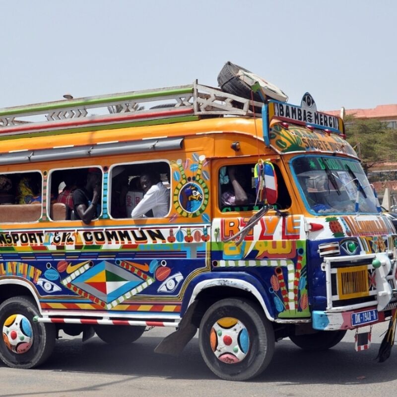 Senegal - Taxi Brousse of Bamba